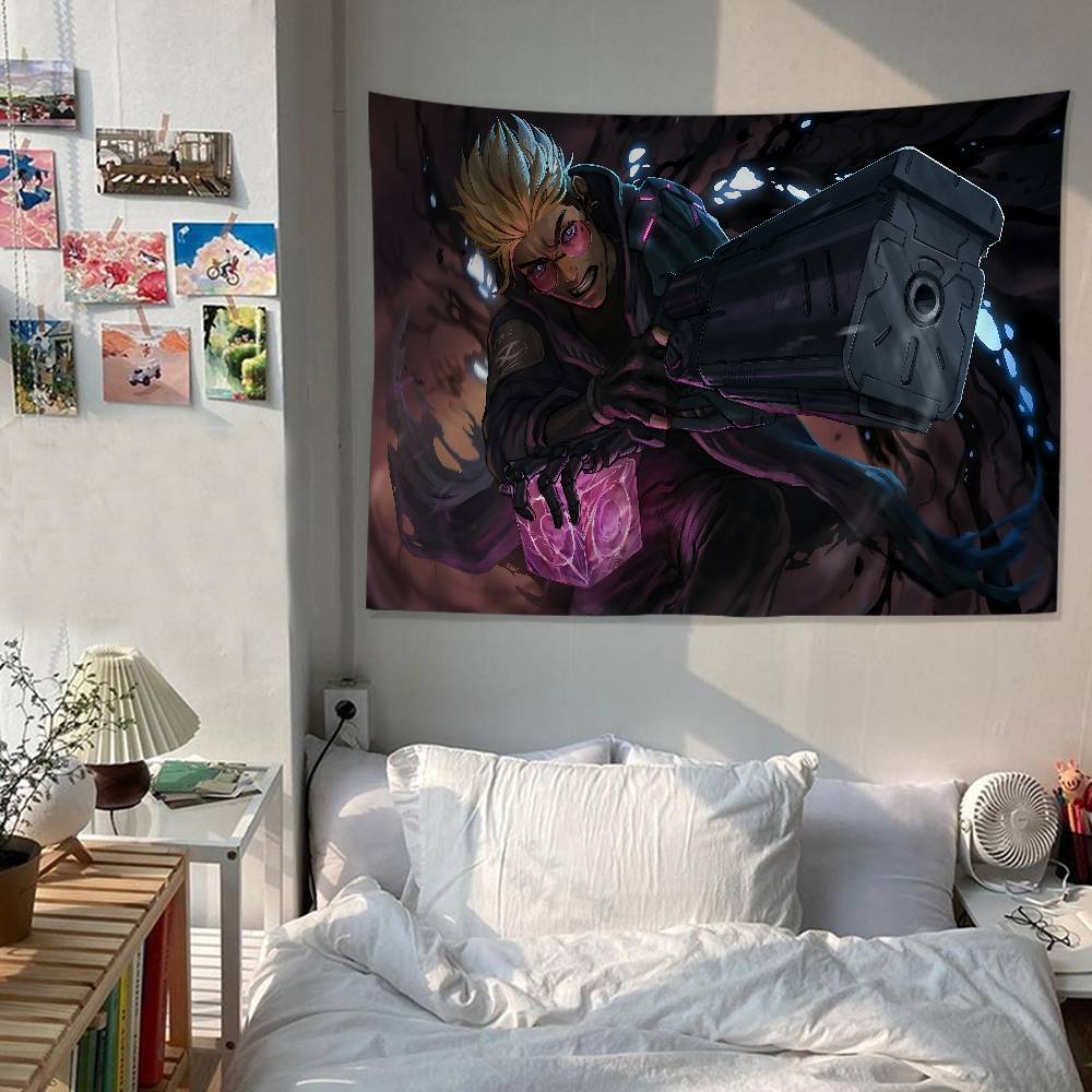 Anime Trigun Stampede Tapestry Art Printing Japanese Wall Tapestry Anime Wall Hanging Home Decor