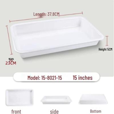 Lefanjie Rectangular Melamine Commercial Display Plate