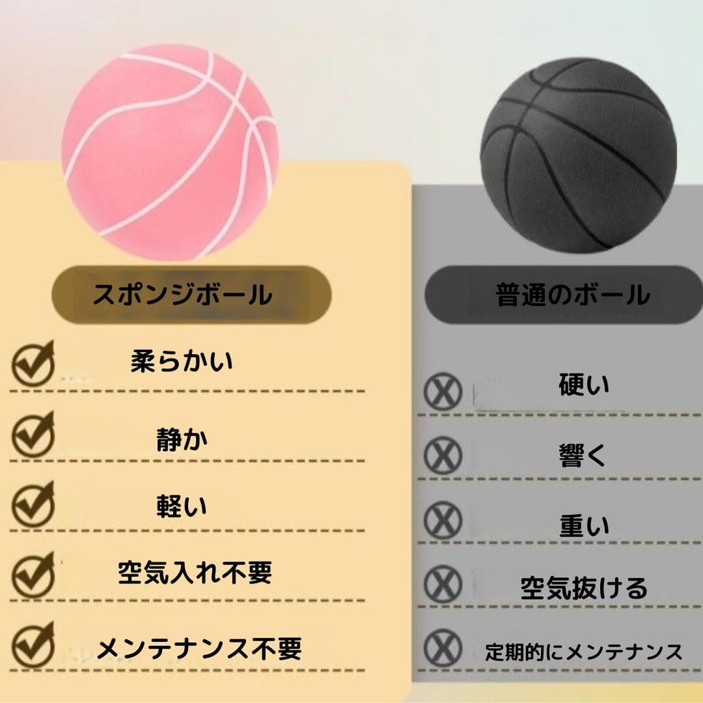 Silent Basketball for Kids and Quiet Foam and Size 3 Indoor Soundproofing Toddlers, Toy, Sponge, Ball, Sports, Practice, (Yellow) [Product Code]