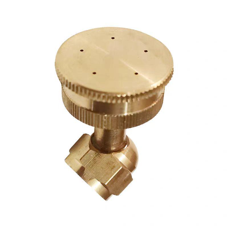 Copper Agricultural Sprayer Nozzle for Garden Seedling, Dust Removal, Cooling, and Pesticide Application with Single/Double Spray Option