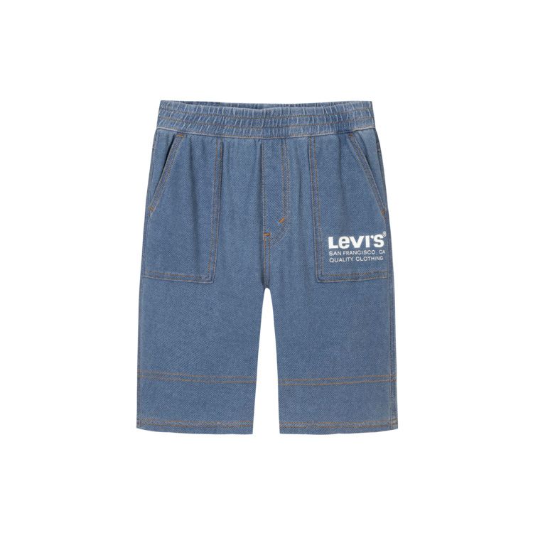 

Levis Kids Woven Classic Denim Comfortable Skin-Friendly Shorts Kids shorts Sky-Blue LV2422154GS-001 XL