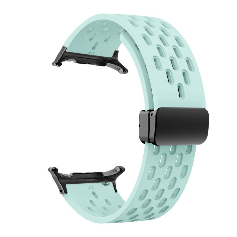 No Gaps Magnetic Buckle Silicone Strap For Samsung Galaxy Watch 8 40mm 44mm/8 Classic 46mm Bracelet Band Galaxy Ultra 2026 47mm