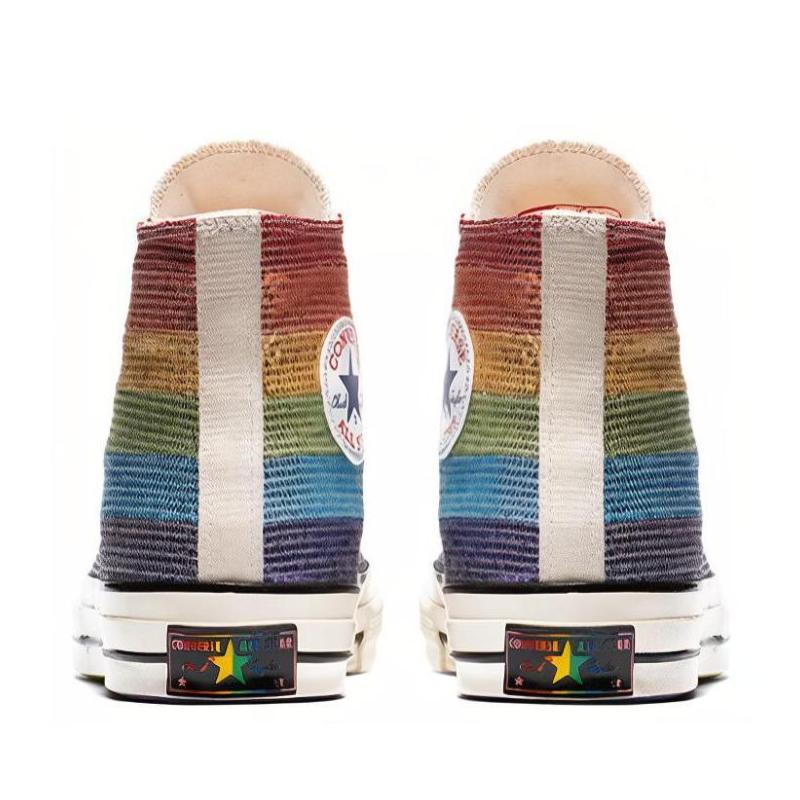 Miley Cyrus X Converse 1970s Versatile Sporty Trendy Non-Slip Abrasion Resistant Heightened High-Top Espadrilles Women's Multicolour