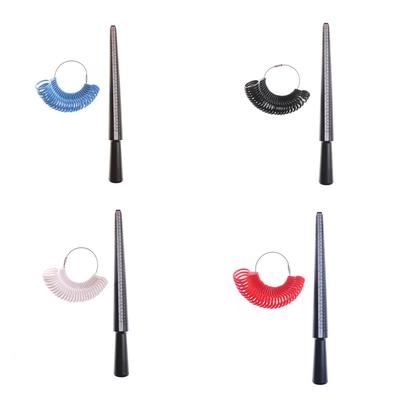 1Set Ring Size Stick Mandrel Finger Gauge Ring Jewelry Measuring Sizes Tool