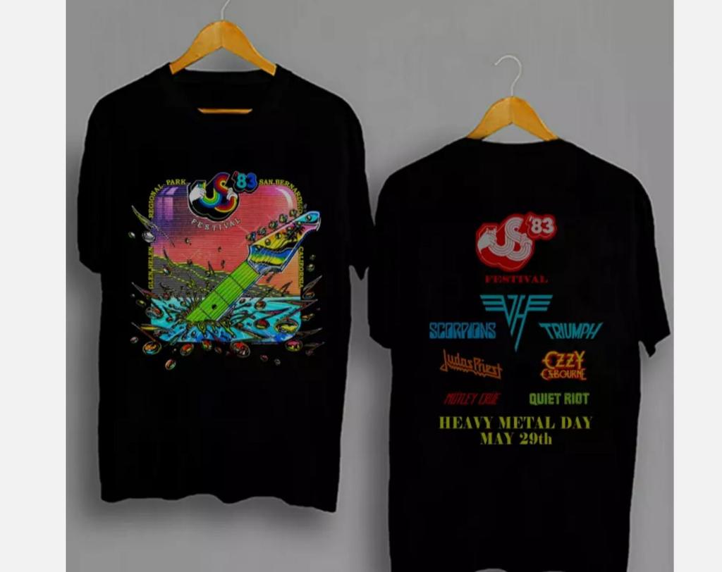 26 New tshirt US festival 1983 california 83 glen helen park made US Unisex T-Shirt