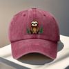 A Fun TreeThemed Cartoon Printed Baseball Cap for Outdoor Activities Suitable for Both Men And Women Featuring a Casual Sport