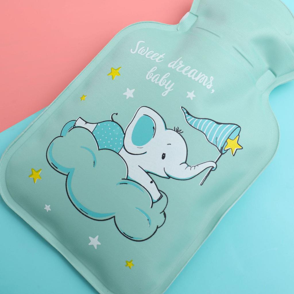 Cartoon Mini Hot Water Bottle Portable Winter Hand Warmer for Girls Pocket Hand Feet Warm Water Filling Hot Water Bag