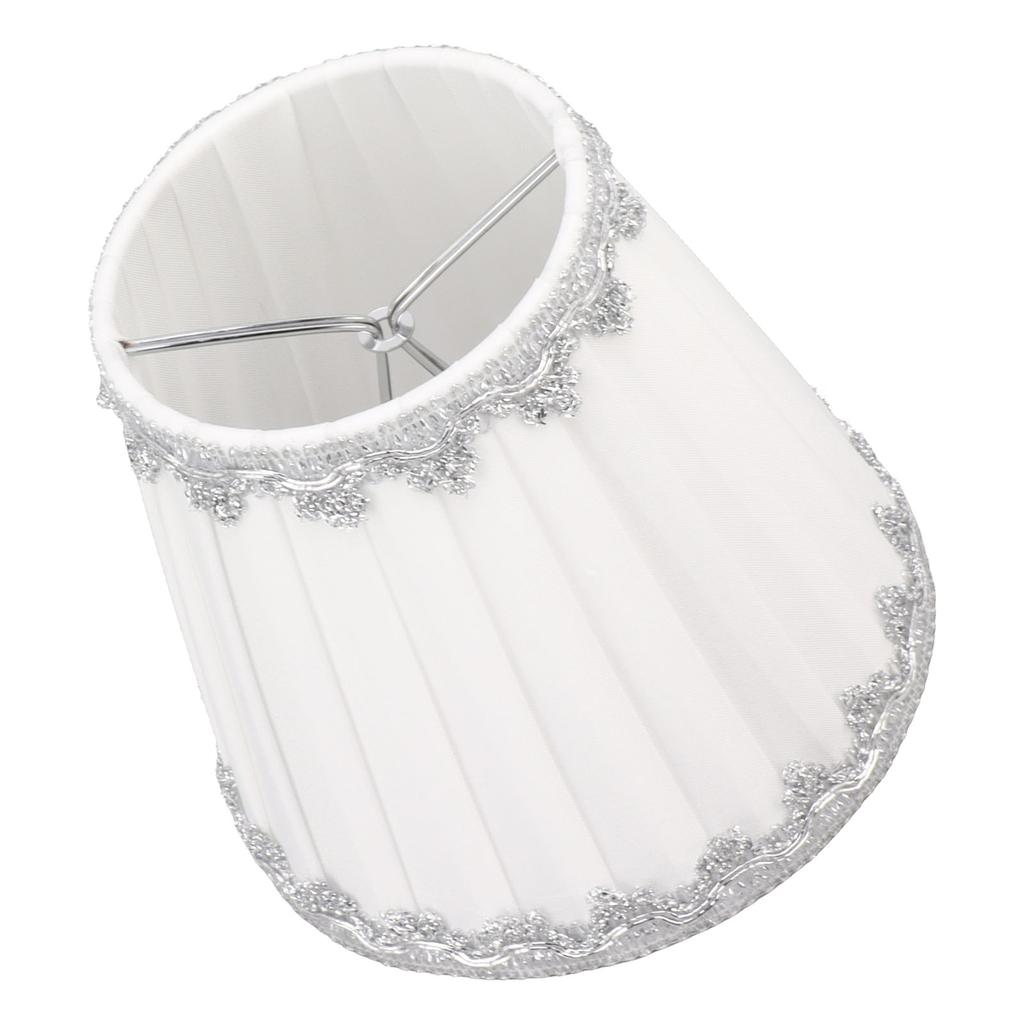 6Pcs Cloth Lampshade Modern Simple Candle Chandelier Light Shade Table Lampshade for Living Room