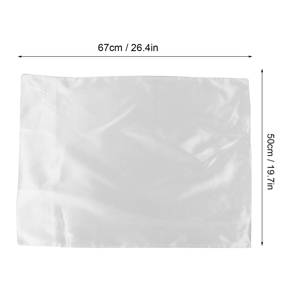 2pcs 75 X 150D Satin Pillowcase Soft Pillow Cover With Envelope Sealed Beddings