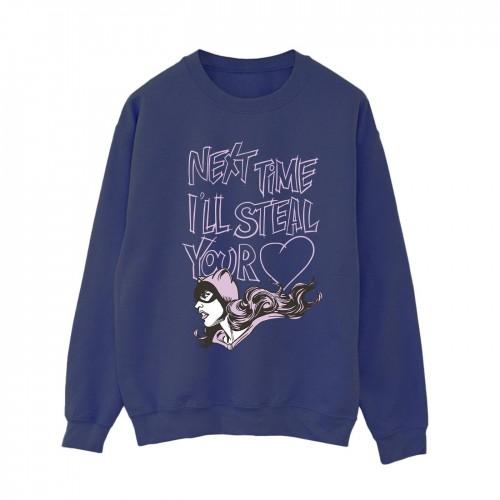 DC Comics Womens/Ladies Batman Batgirl I´ll Steal Your Heart Sweatshirt