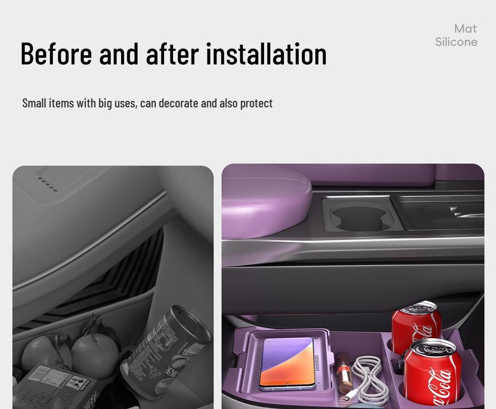 Mazda EZ-60 Center Console Storage Box 2025 Lower Layer Car Interior Accessory.