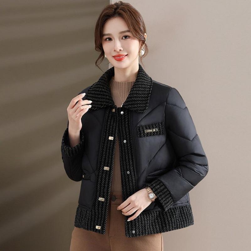 Winter down padded jacket casual new women's autumn and winter jacket padded jacket age 0