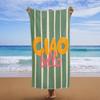 Italian "CIAO BELLA" Beach Towel, Quick Dry Microfiber Soft for Bath Swimming Pool Parties