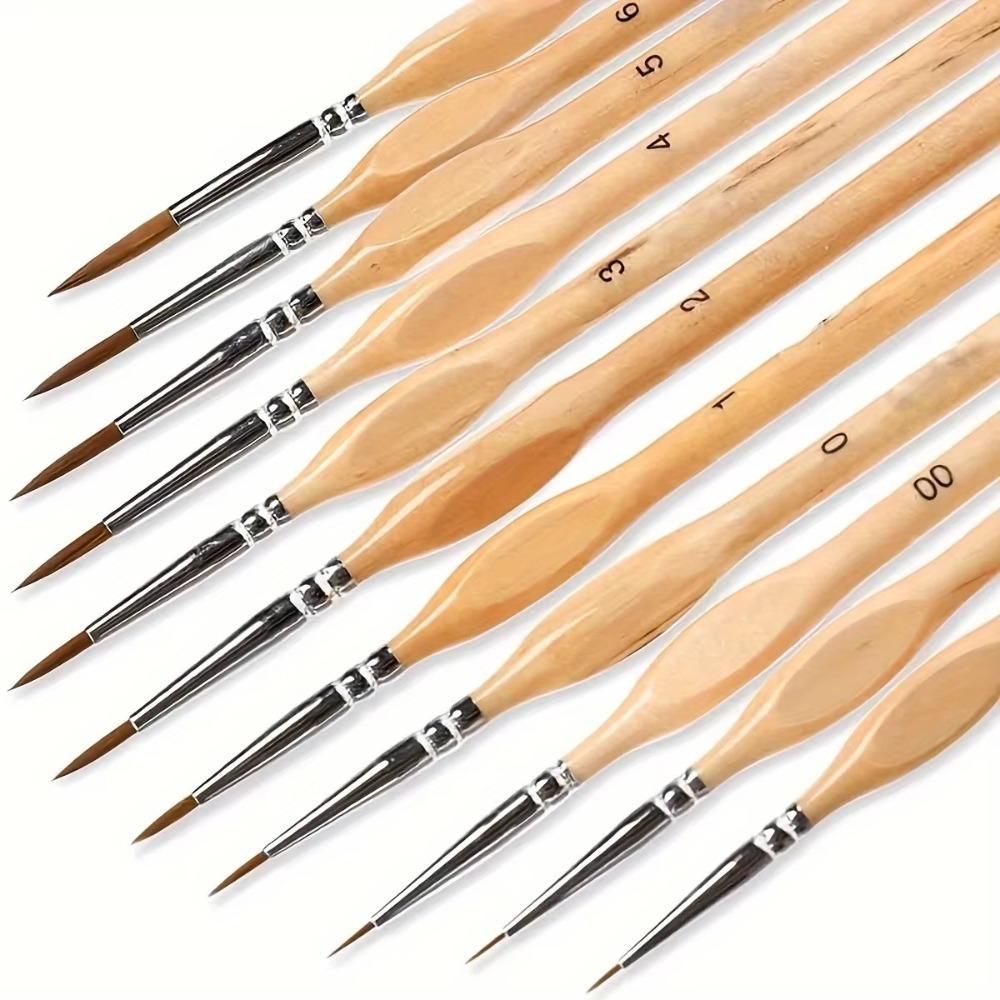 11/10pcs with Micro Tips Watercolor Brush for Fine Detail Hand Drawn Watercolor