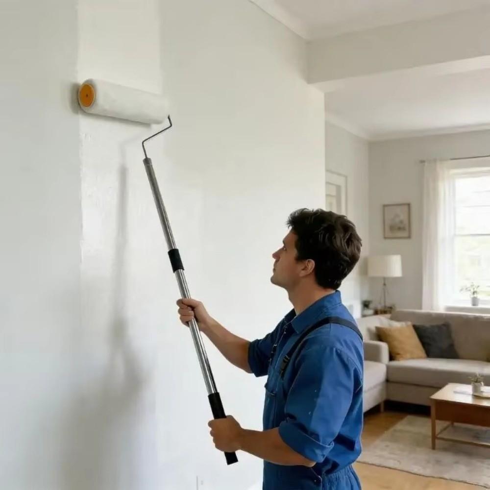 Detachable Paint Roller Extension Pole 170/205/240cm Latex Paint Brush Set Household Use