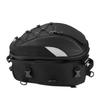 Motorcycle Rear Seat Bag Pack Waterproof Oxford Cloth HighDensity Woven Reflective Universal(White )