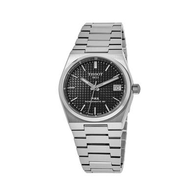 PRX T-Classic Powermatic 80 juodas ciferblatas automatinis T137.207.11.051.00 100M Unisex laikrodis