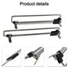 2 Pcs Retractable Adjustable Rods for Closet Space Saving Clothes Hangers