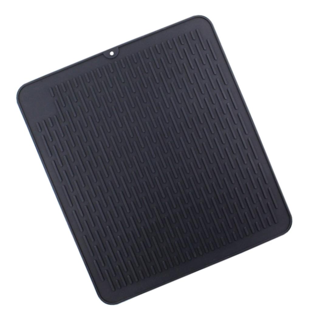 Food Grade Silicone Sink Drying Mat Space Saving Silicone Drying Drainer Mat for Kitchen Tableware and Cooking Tools
