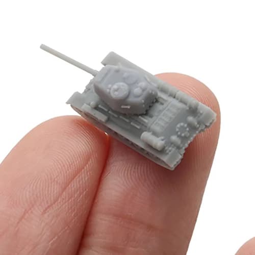 20-Piece T-34 WWII Tank Model Kit, 1/2000, 1/700, 1/400, 1/350 Scale Resin Tracked Armored Fighting Vehicle Model Military Model Kit (1/700 (12mm))