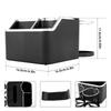 Car Armrest Storage Organizer Auto Armrest Tissue Holder with 2 Folding Cup Holder Car Interior Storage Box for Car Accessory