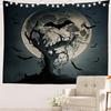 Rosa Kirschblüten Chinesische Landschaftsmalerei China Blüte Picknickmatte Hippie Trippy Wandteppich Wandkunst Dekor für Schlafzimmer Wohnzimmer
