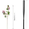 Single Stem Lilac Artificial Silk Flower for For Living Room Home Decor Office Desk TV Stand Floral Arrangement Photography Prop