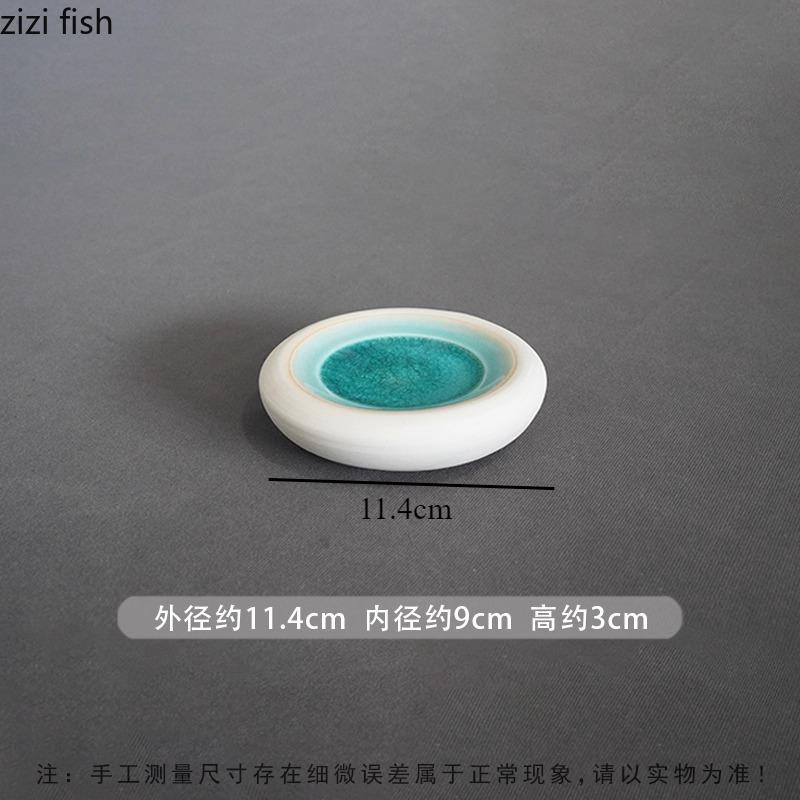 

Circular Ceramic Dining Plate Dessert Plate Fruit Dish Salad Bowl Snack Bowl Sashimi Plates Sushi Plates Dim Sum Dish Candy Tray