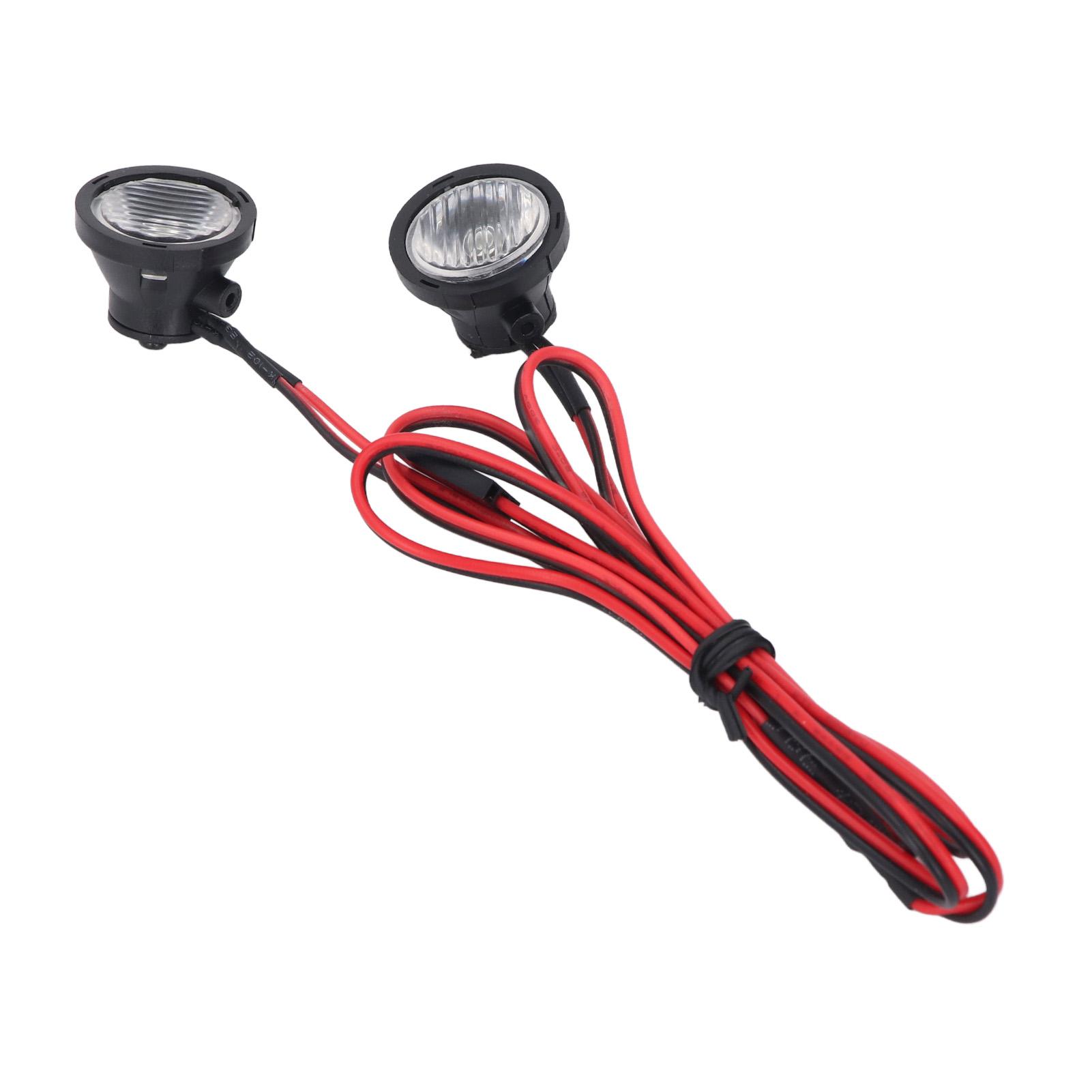 

Автомобільний передній прожектор для RC для SCX10 90046 для Redcat 2 світлодіоди високої яскравості для RC фар для білий