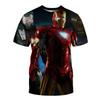 Hero Thor Iron Man 3D Printed Fashion T-shirt for Men's Summer New Avengers 3D Printed Fashion Short Sleeve TShirt Tops