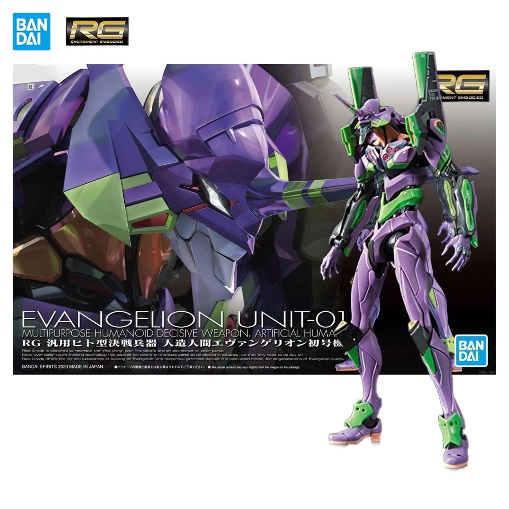 

Bandai оригинальная Gundam RG Evangelion Unit-01 модель игрушки экшн-фигурка аниме