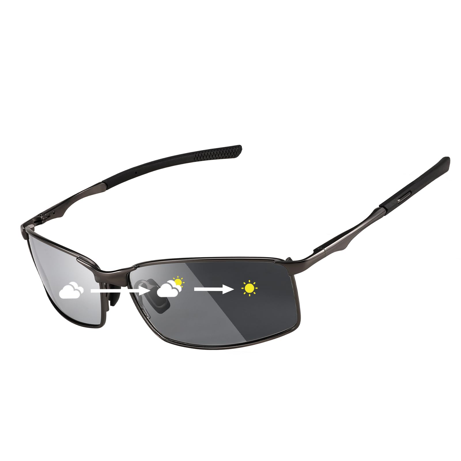 

Polarized UV400 Ultra B1029 [FEISEDY] Men s Sunglasses, Square, Small, Protection, Lightweight, Stylish, Driving/Biking/Fishing