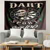 1PC Throw Darts Printed Quick-Dry Tapestry, Unique Design Tapestry, Suitable for Bedroom,Livingroom, Playroom,Heartwarming Holiday Gifts