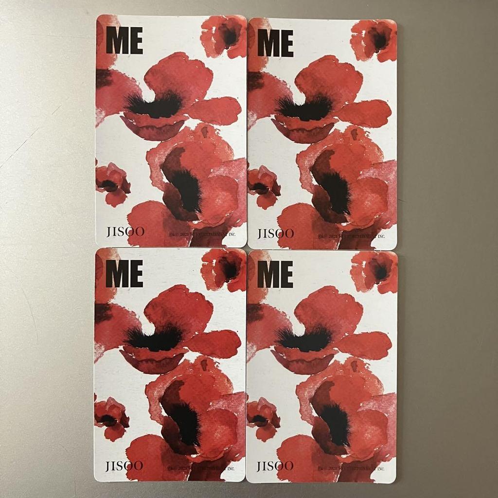 [USED] BLACKPINK JISOO JISOO ME Regular Trading Card Red Complete