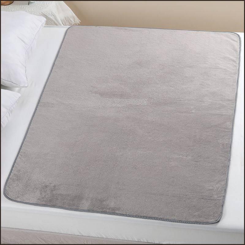 

S/M/L/XL Waterproof Pet Sleeping Blanket Milk Velvet Pet Pad Dog Mat Thicken Cats Cushion for Large Dogs Cats Dog Accessories S-60x80cm серый