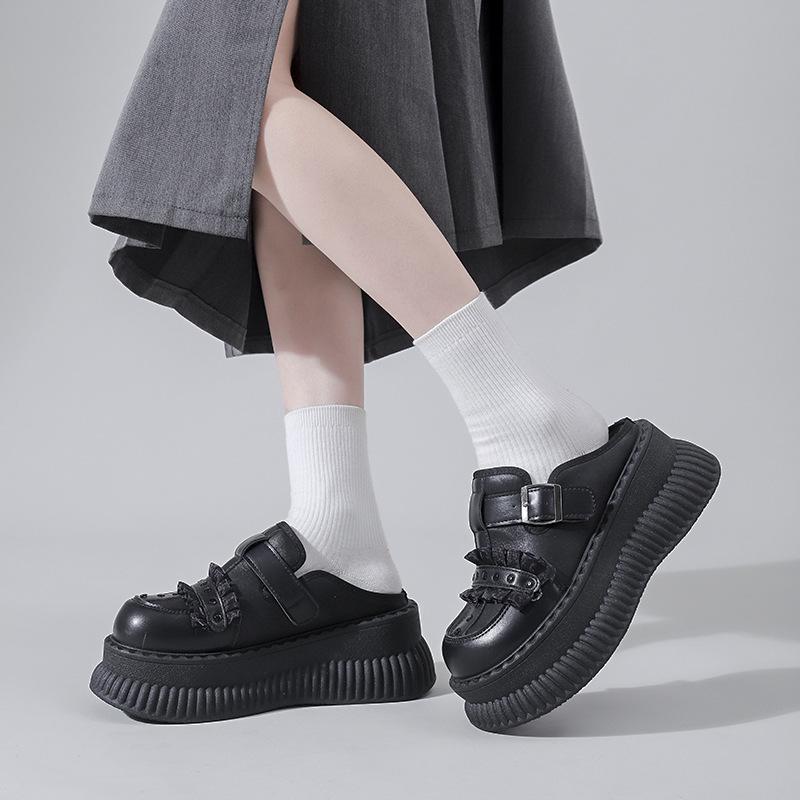 Dámské sportovní platformové sandály léto 2025: Všestranné, ležérní, duté provedení se silnou podrážkou a vnitřním zvýšením