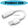 Type C To 3.5mm Adapter No Driver Required Instantly Connection For Modern Digital Devices Fast Transfer