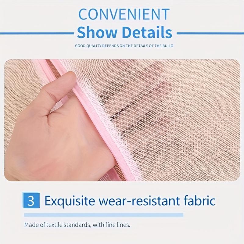 Laundry Bag Set, Thick Mesh Storage Bag, Protective Washing Bag, Polyester Mesh Zipper Bag, Suitable for Various Clothes, Travel Storage Bag