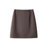 2025 New Women's High Waist Wool A-line Pencil Skirt – Versatile, Slimming, Short Autumn/Winter Skirt