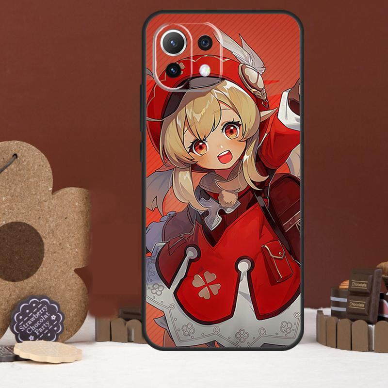 

Genshin Impact Klee Game Case For Xiaomi 15 13 14 Ultra 13T 14T 15T Pro 17 Pro Max POCO X7 Pro X5 X6 F5 F6 F7 Cover Xiaomi 15 Pro