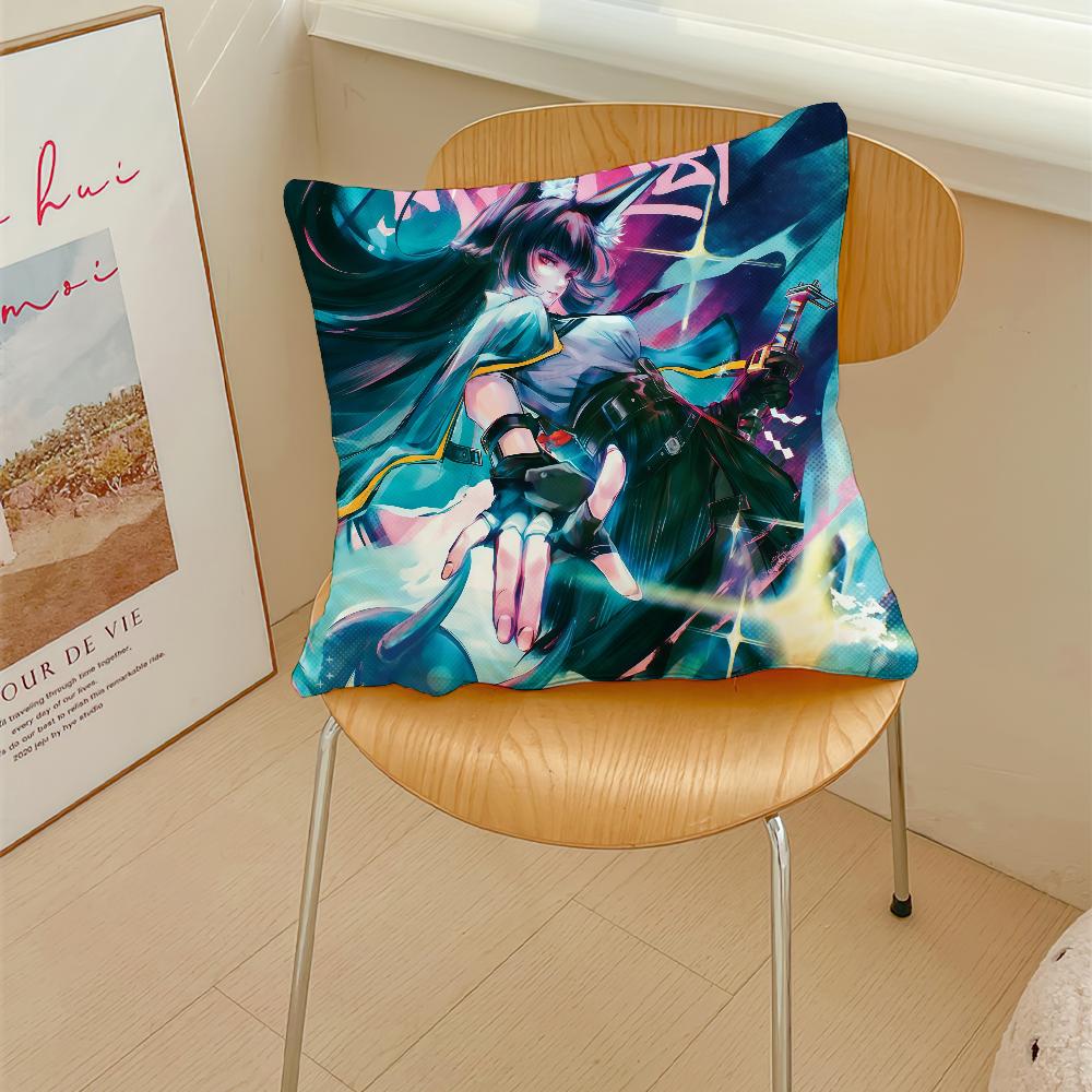 Spiel Zenless Zone Zero Kissenbezug Kissenbezug Dekoration Zimmer Haus Sofa Wohnen Büro Auto Nordische Schlichtheit