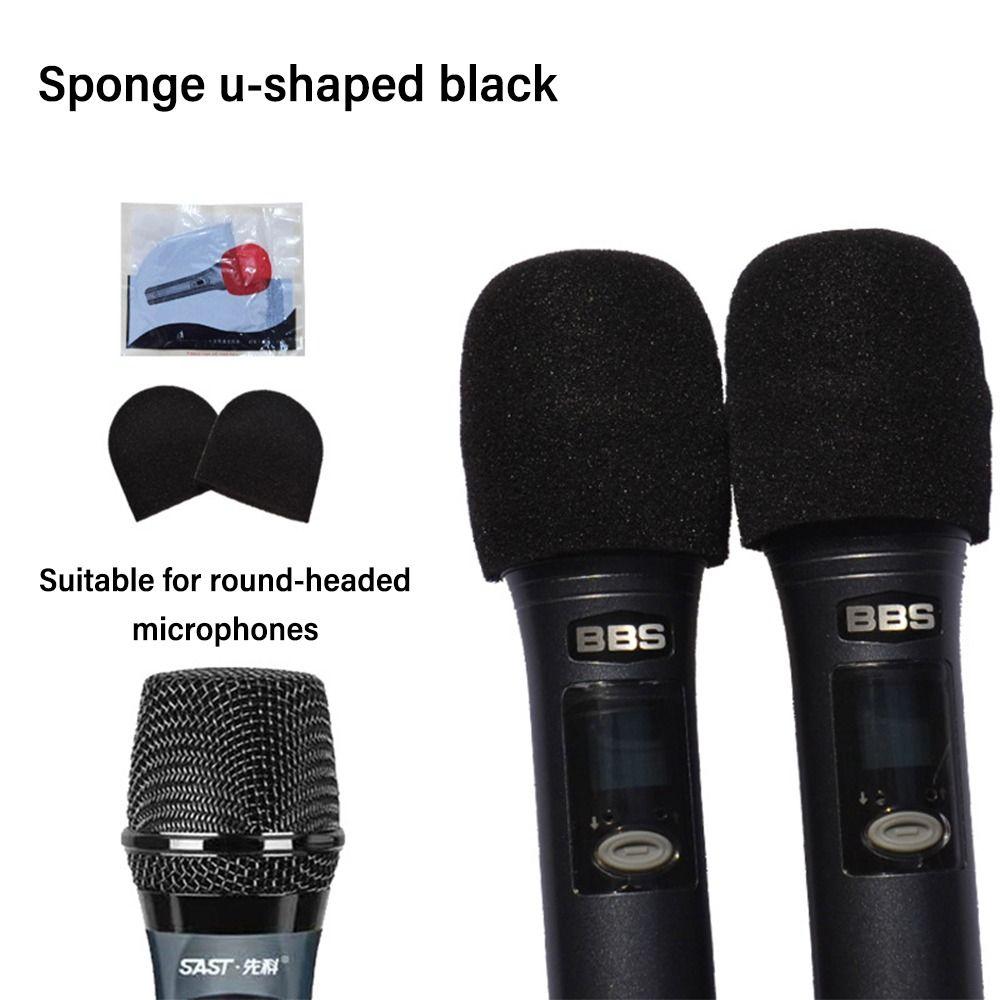 

2 шт./комплект одноразові мікрофонні кришки губчасті чохли для мікрофона пилонепроникні чохли студійні інтерв ю караоке DJ 02