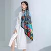 90*90cm Square Silk Feeling Scarf Office Bandanna Muffler Waiter Flight Attendants Handkerchief  Female Shawl Wrap Headband