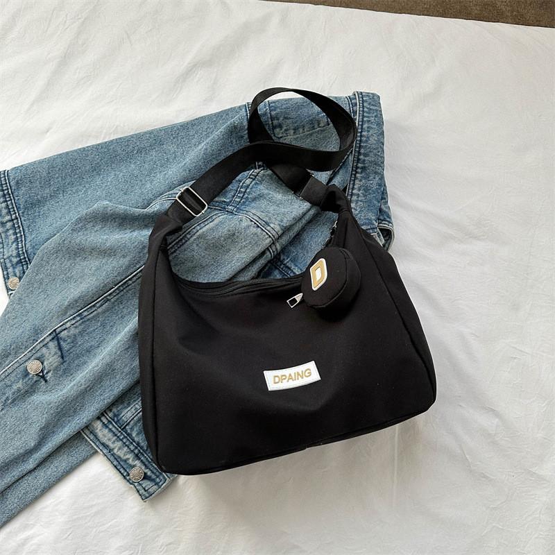 Trendy Street Style Canvas Crossbody Bag For Women 2023 Fashionable Summer Tote