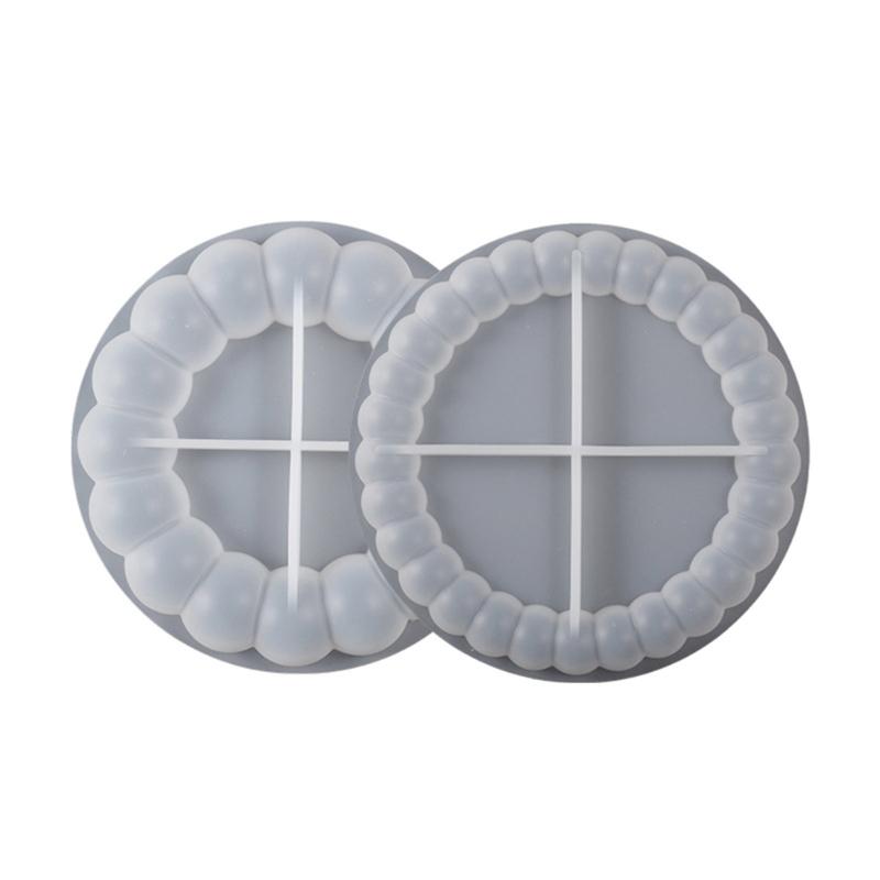 Coaster Molds for Resin Casting,Bubble Resin Coaster Molds Silicone Coaster Molds for Epoxy Resin DIY-Home Decorations