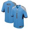 Tennessee Titans 1 Ward Koszulka Piłkarska Męska Haftowana Uniform Meczu Wiele Kolorów