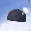 Retro Brimless Docker Cap Quick Drying Melon Skin Caps Casual Skullcap  Unisex