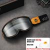 Motorcycle Goggles Photochromic 3 IN 1 Retro Cycling Sunglasses Anti-Fog Windproof Polarized Motocross Riding Glasses