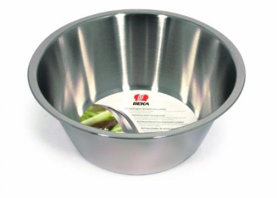Baumalu Bol Pâtissier Inox 22 cm Argenté avec Couvercle