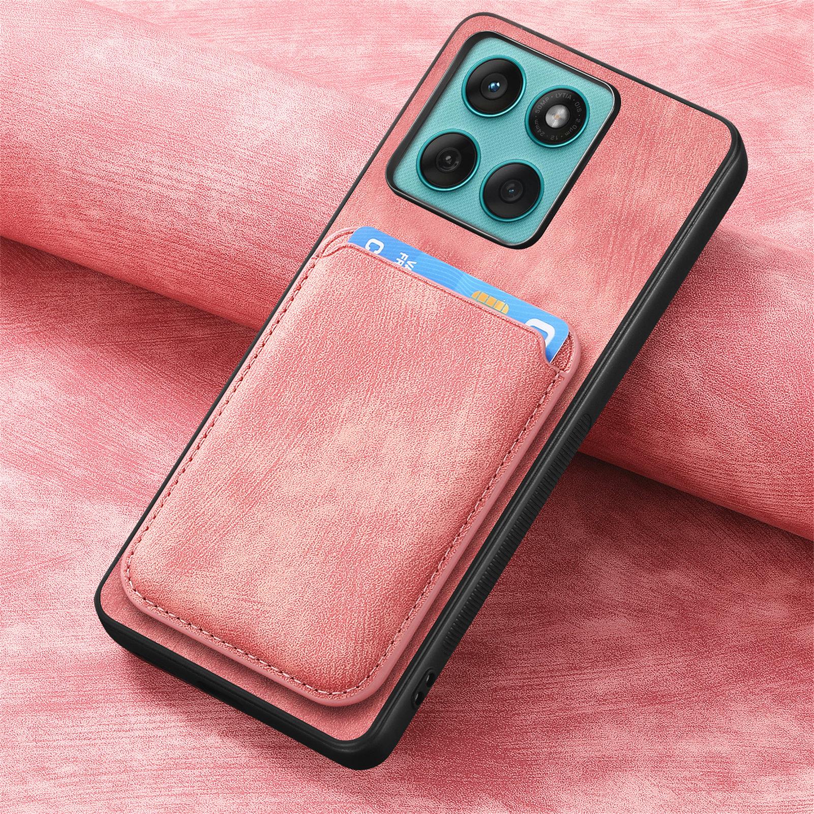 

Кожаный чехол Magsafe для Motorola Edge 60 Fusion Stylus 50pro Ultra Магнитный кошелек Карман для карт Чехол для Moto G96 G75 E15 for edge 50 fusion